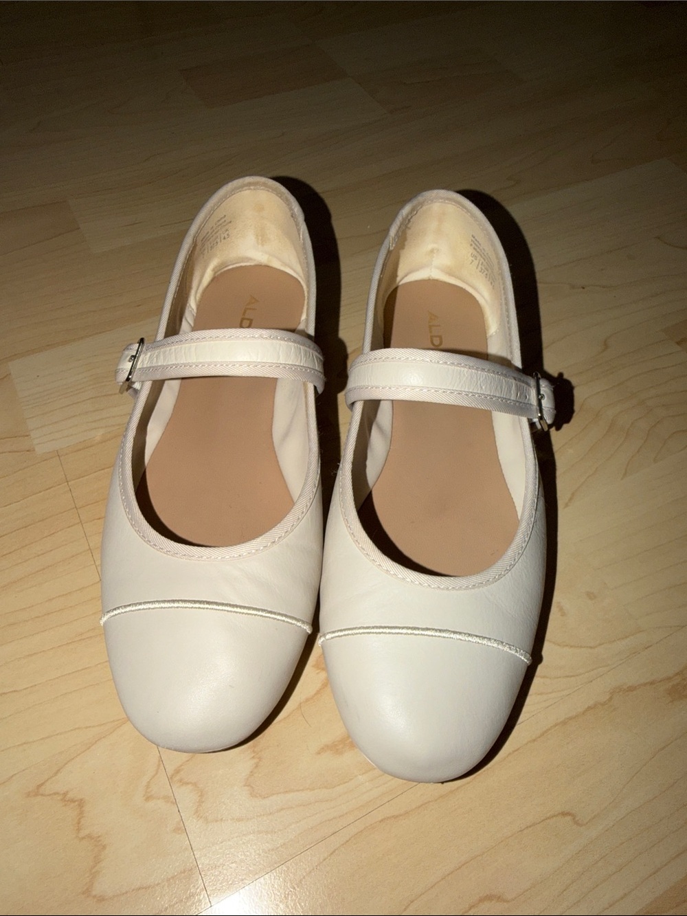 ALDO Mary Jane Flats White EUR 37.5